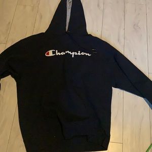 Navy Blue Champion Hoodie